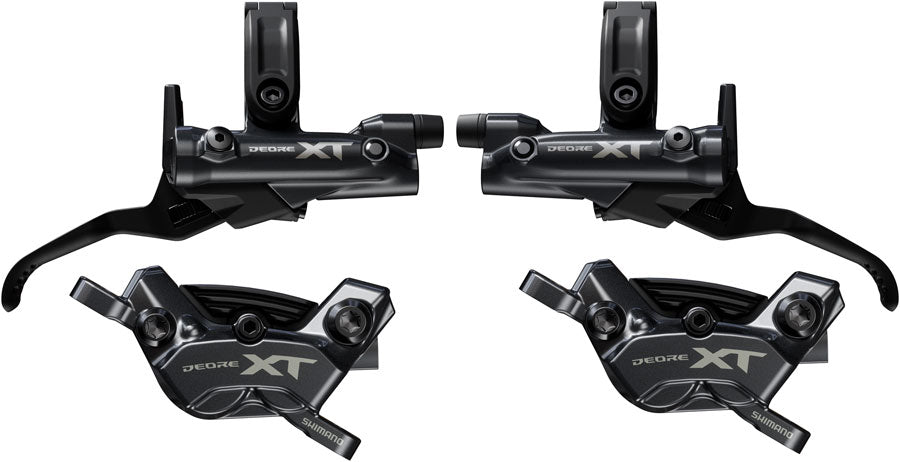Shimano Deore XT M8200/8220 Disc Brake Upgrade Kit - Right Left BL-M8200 Levers Post Mount Front Rear BR-M8220 4-Piston Calipers-Goodwynn'sGoodwynn's