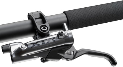 Shimano XTR BR-M9200 Disc Brake BL-M9220 Lever - Left/Front Post Mount 2-Piston Caliper SM-BH90-SS Hose Metal Pads Gray