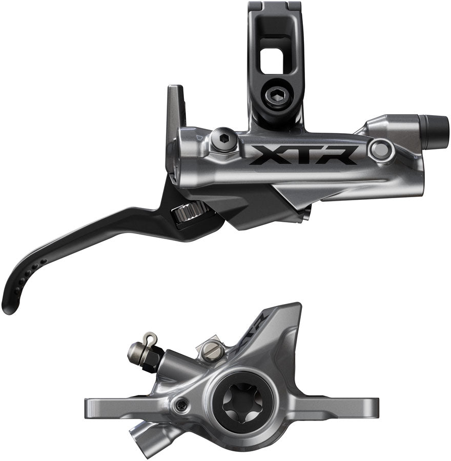 Shimano XTR BR-M9200 Disc Brake BL-M9220 Lever - Right/Rear Post Mount 2-Piston Caliper SM-BH90-SS Hose Metal Pads Gray-Goodwynn'sGoodwynn's
