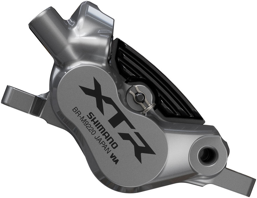 Shimano XTR BR-M9220 Enduro Disc Brake Caliper - Front Rear Post Mount 4-Piston Includes P04C-MF Finned Metal Pads-Goodwynn'sGoodwynn's