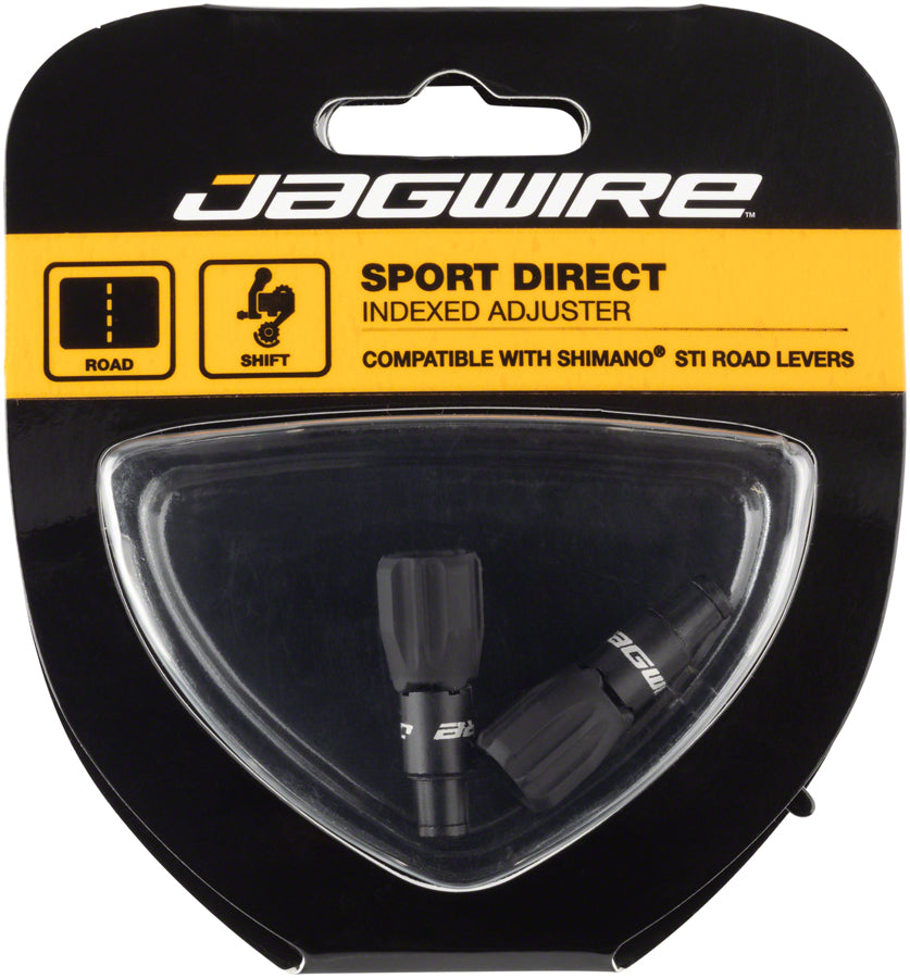 Jagwire Sport 4mm Direct Rocket II Cable Tension Adjusters Pair Black-Goodwynn'sGoodwynn's