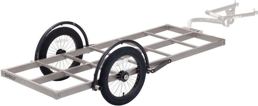 Surly Bill Trailer: Long Bed 16" Wheels Gray-Goodwynn'sGoodwynn's