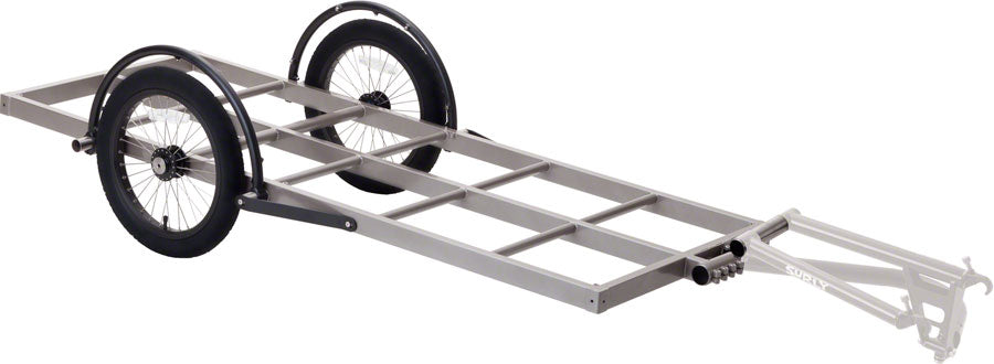 Surly Bill Trailer: Long Bed 16" Wheels Gray-Goodwynn'sGoodwynn's