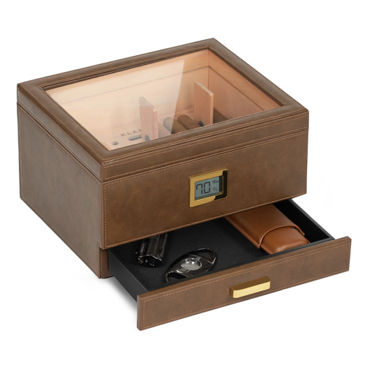 Belmont Glass Top Humidor-Goodwynn's
