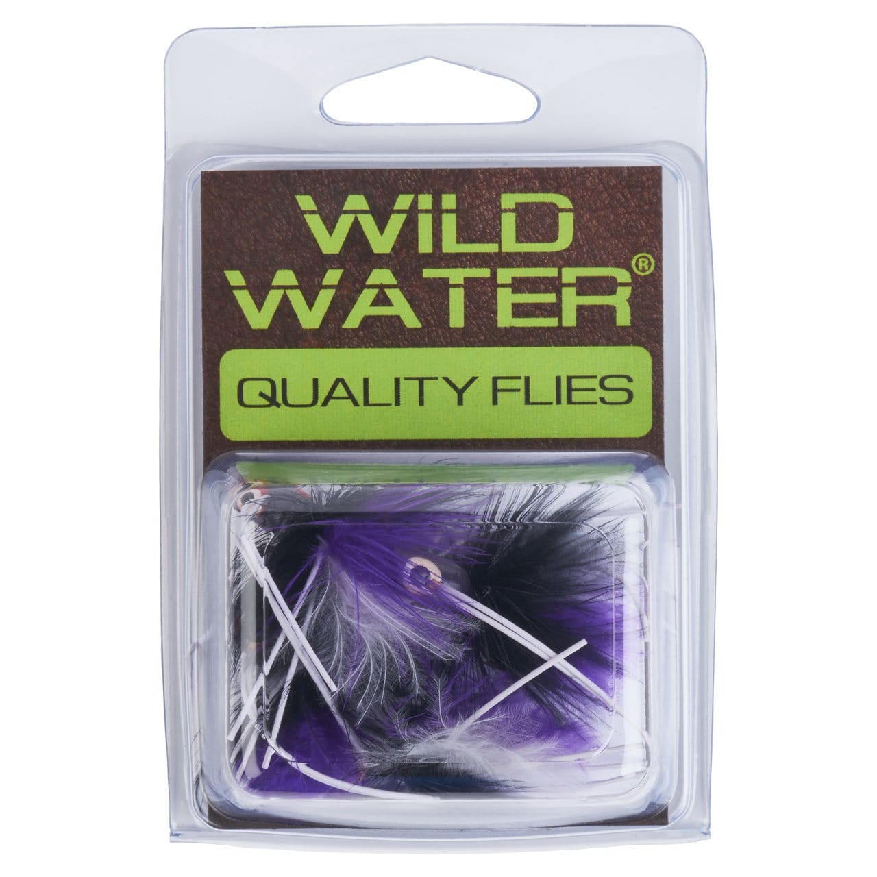 Wild Water Fly Fishing Purple and Black Concave Face Mini Panfish Popper, Size 8, Qty. 4-Goodwynn'sGoodwynn's