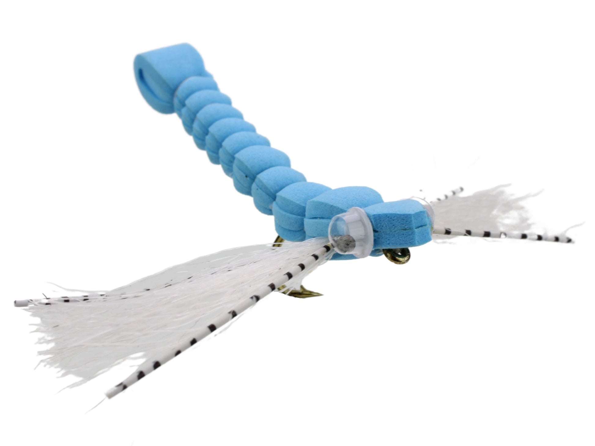 Wild Water Fly Fishing Foam Blue Dragonfly, Size 8, Qty. 4-Goodwynn'sGoodwynn's
