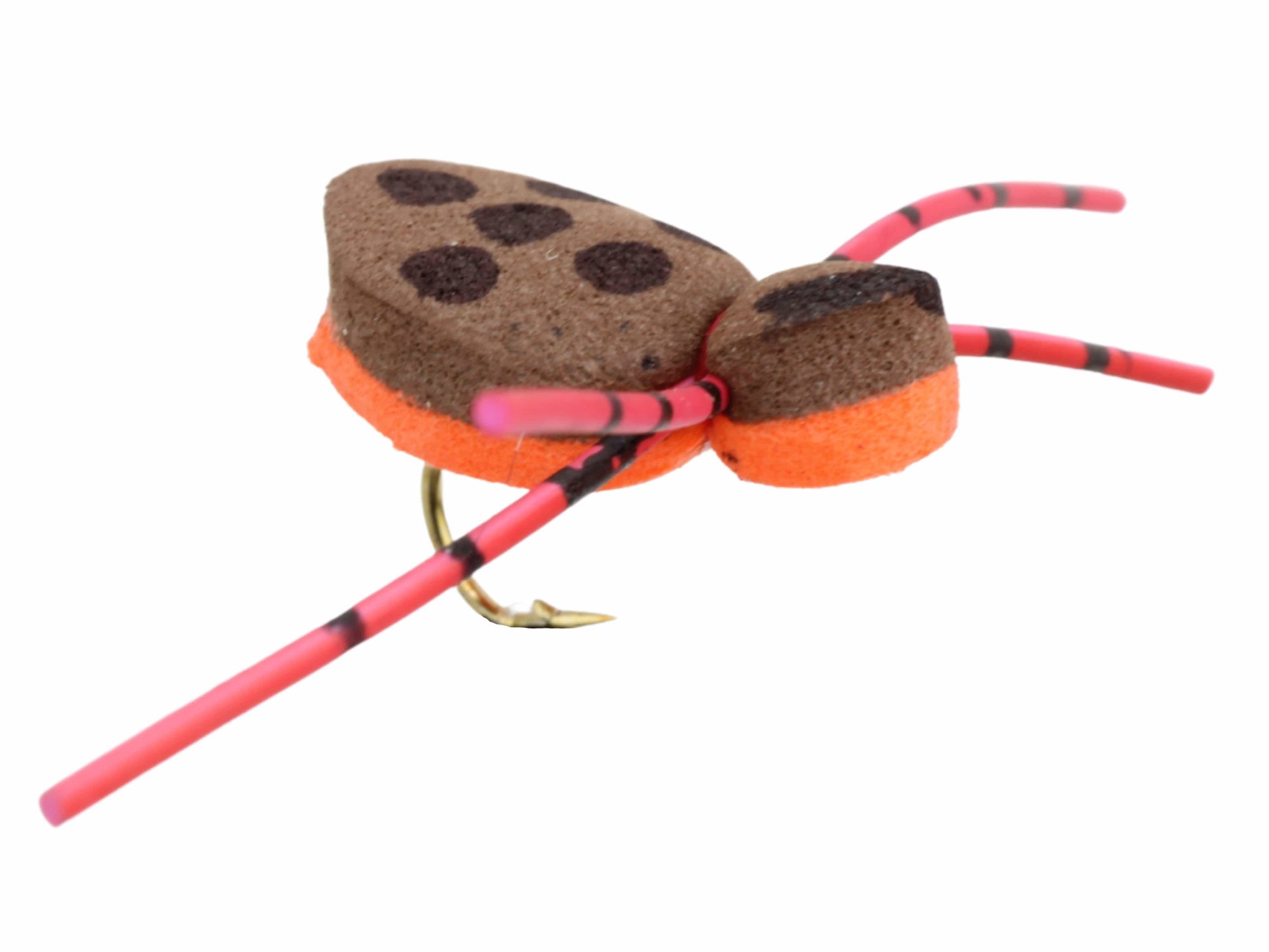 Wild Water Fly Fishing Fly Tying Material Kit, Brown and Orange Foam Spider-Goodwynn'sGoodwynn's