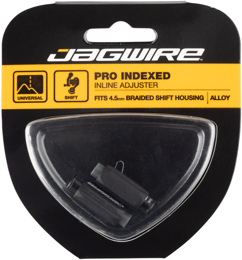 Jagwire Pro 4.5mm Indexed Inline Cable Tension Adjusters Pair For Braided Shift Housingx BLK-Goodwynn'sGoodwynn's