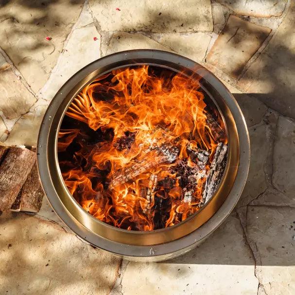 Solo Stove Bundle - Ranger/Bonfire/Yukon/Canyon 2.0 with Stand, Smokeless Fire Pit | Wood Burning Fireplaces with Removable Ash Pan, Portable Outdoor Firepit - Ideal for Camping & Outdoor Spaces, Stainless Steel-Goodwynn'sGoodwynn's