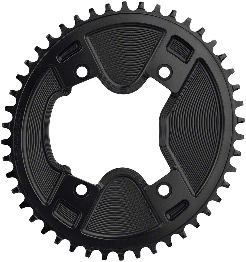 Wolf Tooth Elliptical Aero 110 Asymmetric BCD Chainring - 46t 110 Asymmetric BCD 4-Bolt Drop-Stop ST For Shimano GRX 800 Series BLK-Goodwynn'sGoodwynn's