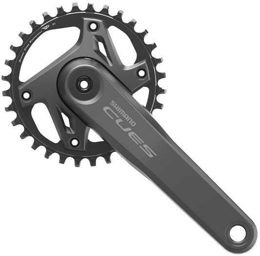 Shimano CUES FC-U6000-1 Crankset - 165mm 9/10/11-Speed 32t Asymmetric 110 BCD BLK-Goodwynn's