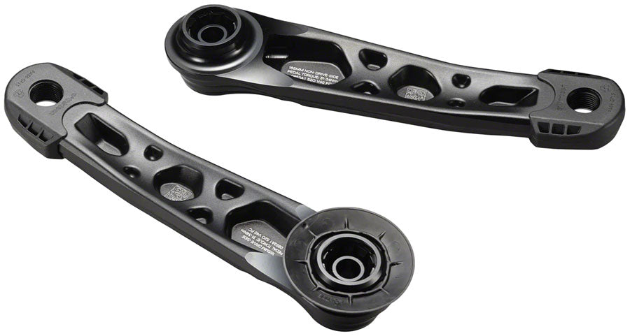 e*thirteen Helix Race Alloy e*spec Crank Arm Set - Fazua Ride 60 18mm Offset 155mm Self Extractor BLK-Goodwynn'sGoodwynn's