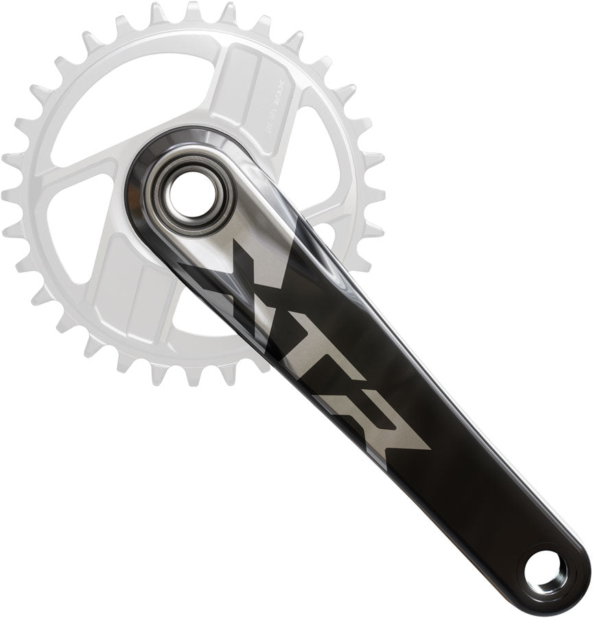 Shimano XTR FC-9220 Enduro Crankset - 165mm 12-Speed 1x Direct Mount Hollowtech II Hollow-Forged Crankarms BLK/Silver
