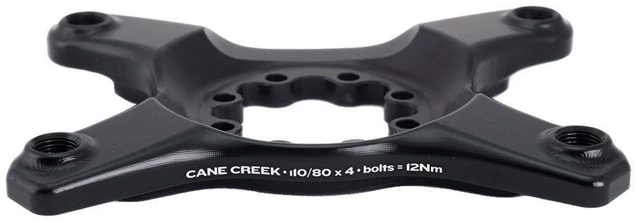 Cane Creek eeWings Chainring Spider - 4-Bolt 110 80 Asymmetric BCD 8-Bolt Mount Type Shimano GRX 1x 2x Systems BLK-Goodwynn'sGoodwynn's