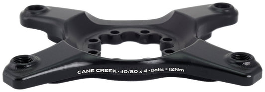 Cane Creek eeWings Chainring Spider - 4-Bolt 110 80 Asymmetric BCD 8-Bolt Mount Type Shimano GRX 1x 2x Systems BLK-Goodwynn's