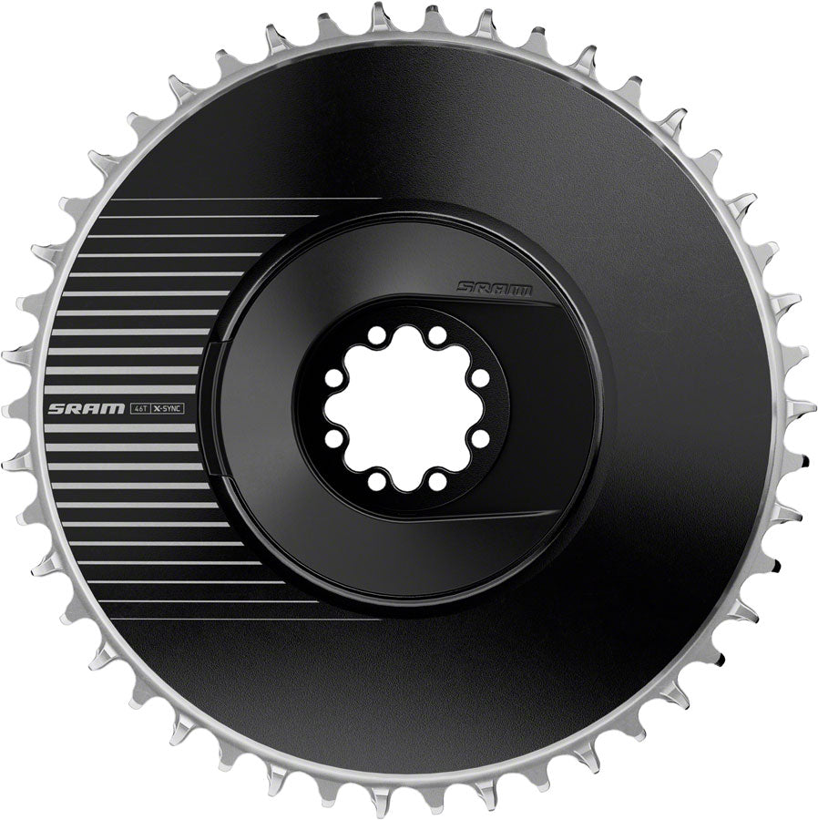 SRAM RED Aero X-Sync Direct Mount Chainring - 46t 12-Speed 8-Bolt Direct Mount 6.5mm Offet BLK E1-Goodwynn'sGoodwynn's