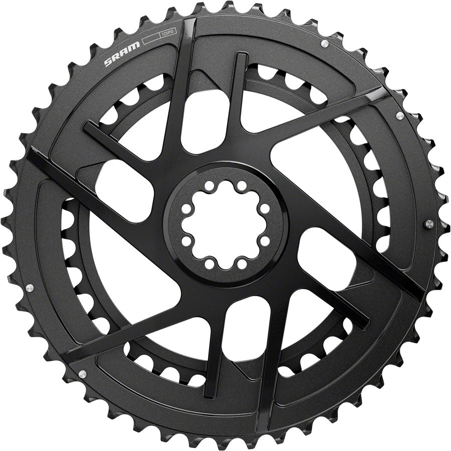 SRAM Rival 2x Chainring Kit - 46/33t 2x12-Speed 8-Bolt Direct Mount Black E1-Goodwynn'sGoodwynn's