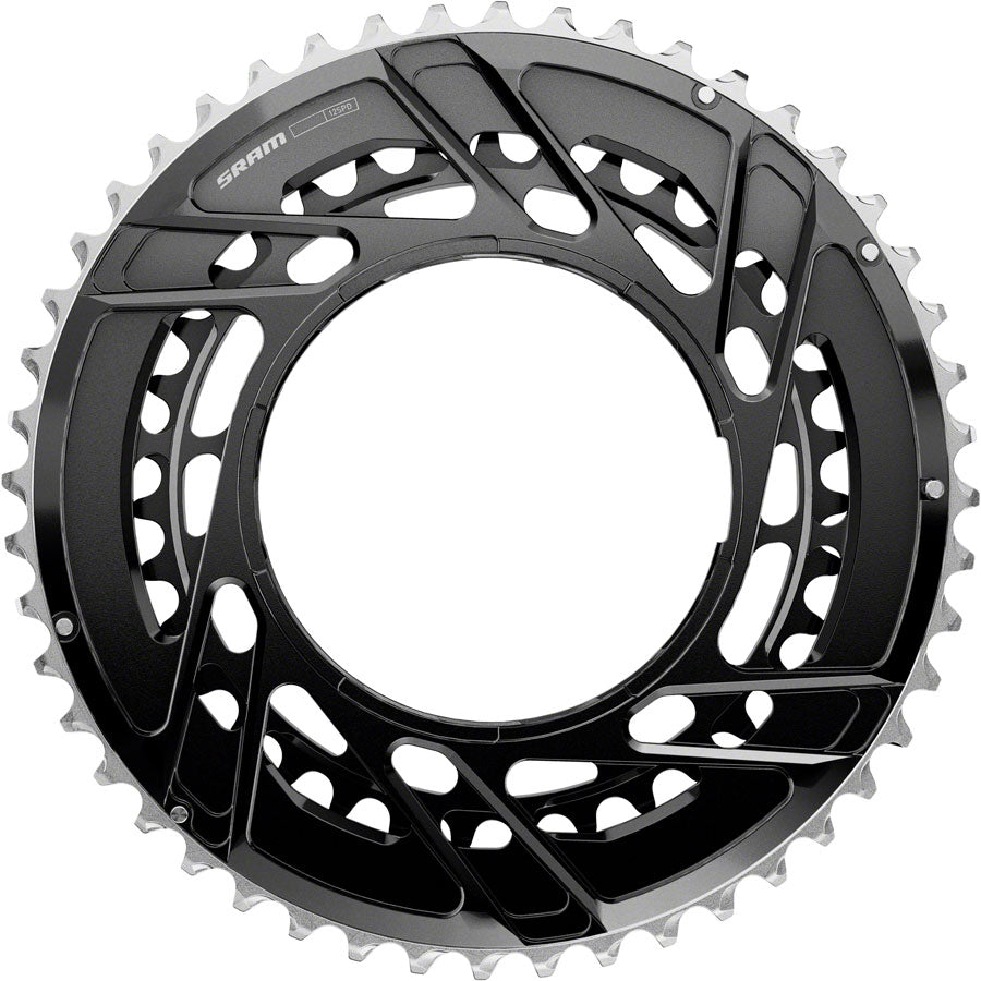 SRAM Force 2x Thread Mount Chainring - 46/33t 12-Speed Thread Mount For Force E1 AXS PM Spider BLK E1-Goodwynn'sGoodwynn's