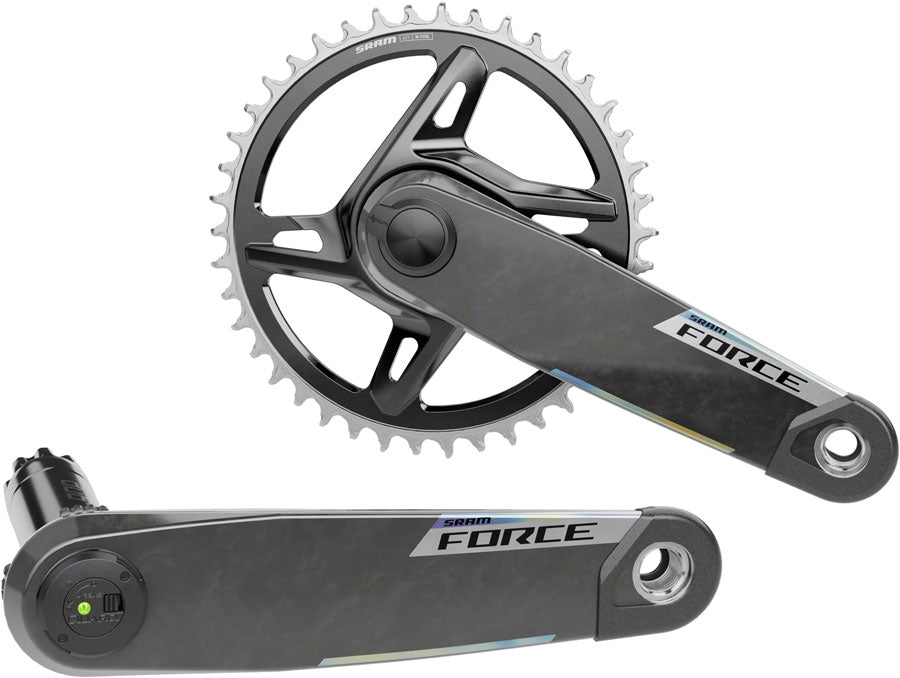 SRAM Force 1x XPLR AXS Power Meter Wide Crankset - 160mm 12/13-Speed 42t 8-Bolt Direct Mount DUB PM Spindle Carbon E1-Goodwynn'sGoodwynn's