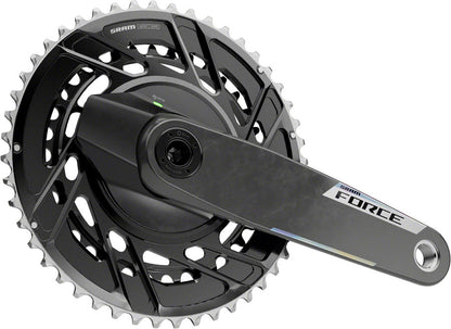 SRAM Force AXS Power Meter Crankset - 170mm 12-Speed 48/35t Thread Mount 8-Bolt PM Spider DUB Spindle Carbon E1