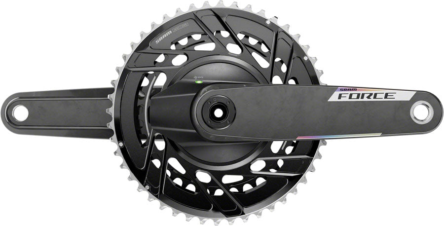 SRAM Force AXS Power Meter Crankset - 172.5mm 12-Speed 48/35t Thread Mount 8-Bolt PM Spider DUB Spindle Carbon E1-Goodwynn'sGoodwynn's