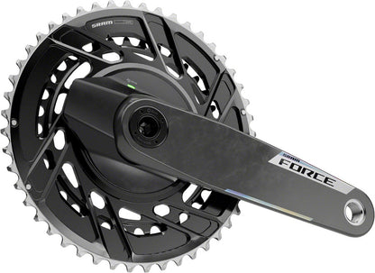 SRAM Force AXS Power Meter Crankset - 160mm 12-Speed 46/33t Thread Mount 8-Bolt PM Spider DUB Spindle Carbon E1