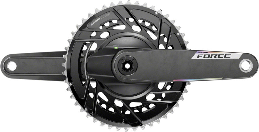 SRAM Force AXS Power Meter Crankset - 160mm 12-Speed 46/33t Thread Mount 8-Bolt PM Spider DUB Spindle Carbon E1-Goodwynn'sGoodwynn's