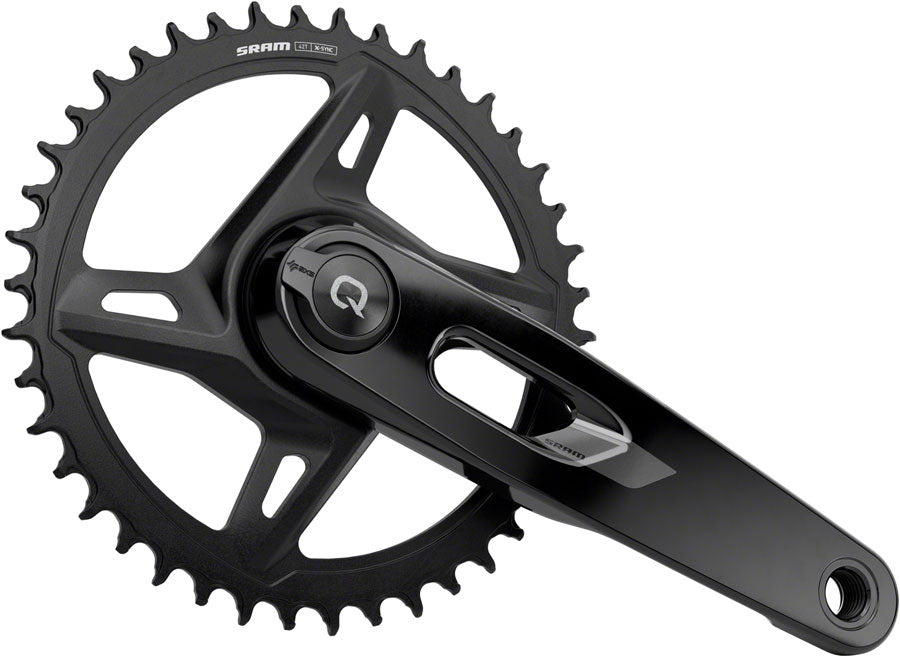 SRAM Rival 1x XPLR AXS Power Meter Wide Crankset - 170mm 12/13-Speed 42t 8-Bolt Direct Mount DUB PM Spindle Carbon E1