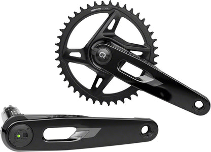 SRAM Rival 1x XPLR AXS Power Meter Wide Crankset - 160mm 12/13-Speed 42t 8-Bolt Direct Mount DUB PM Spindle Carbon E1