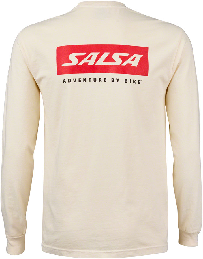 Salsa Logo Long Sleeve T-Shirt - Unisex Ivory Medium