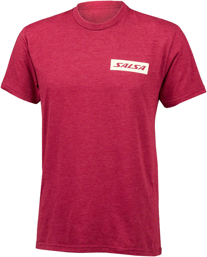 Salsa Logo Short Sleeve T-Shirt - Unisex Red Medium-Goodwynn'sGoodwynn's