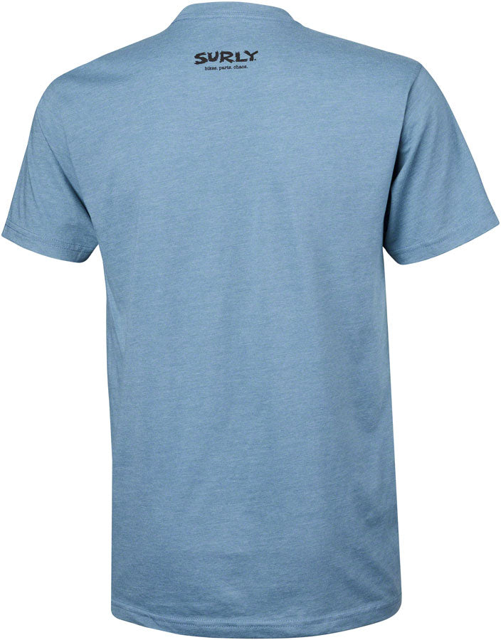 Surly Skullet Short Sleeve T-Shirt - Unisex Slate Blue - X-Small-Goodwynn'sGoodwynn's