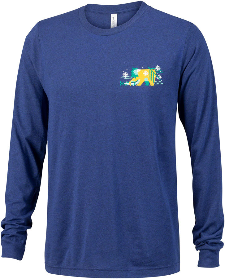 Salsa Tundra Buds Unisex Long Sleeve T-shirt - Navy White YLW Teal Green 2X-Large-Goodwynn'sGoodwynn's