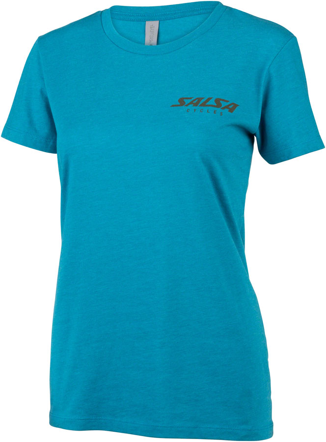 Salsa Lone Pine Womens T-Shirt - Teal Small-Goodwynn'sGoodwynn's