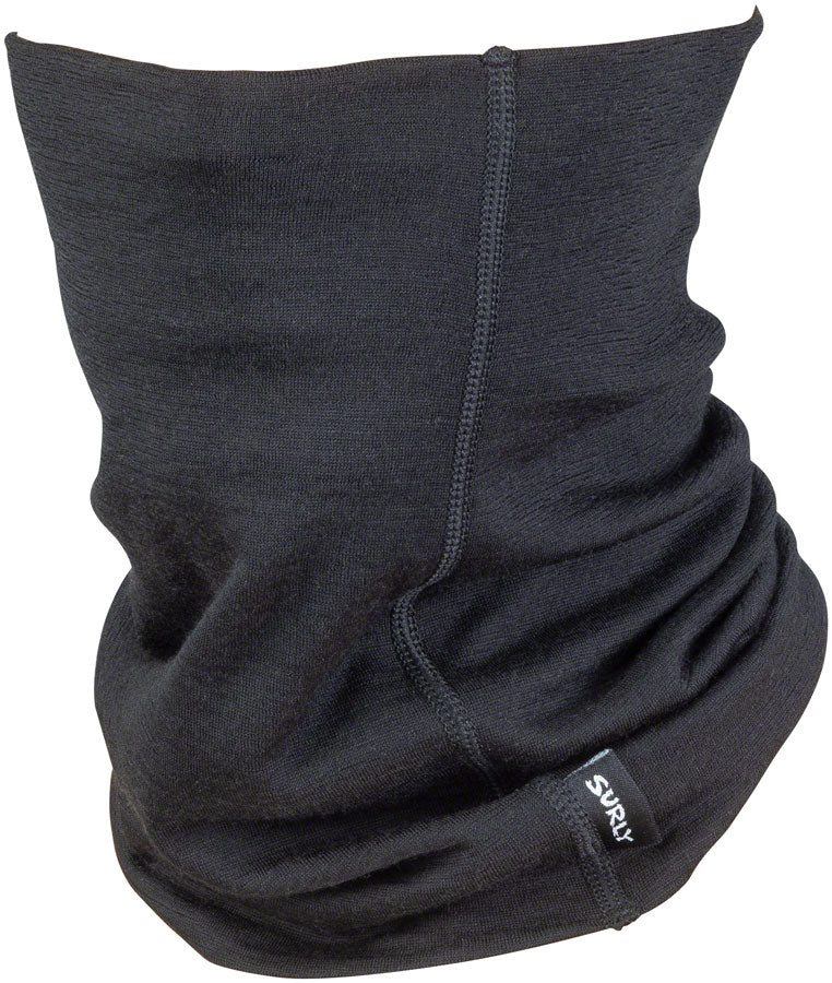 Surly Lightweight Neck Toob - Wool Black 150gm One Size-Goodwynn'sGoodwynn's
