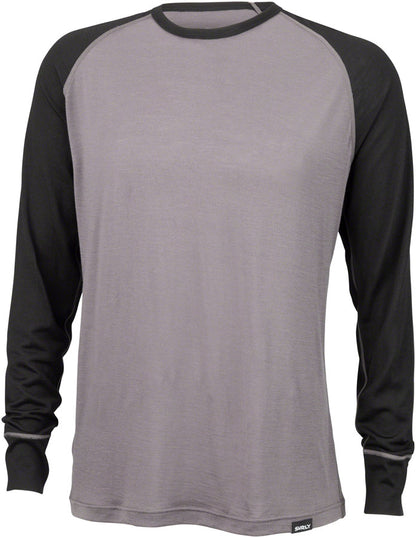 Surly Merino Raglan T-Shirt - Gray/Black LG