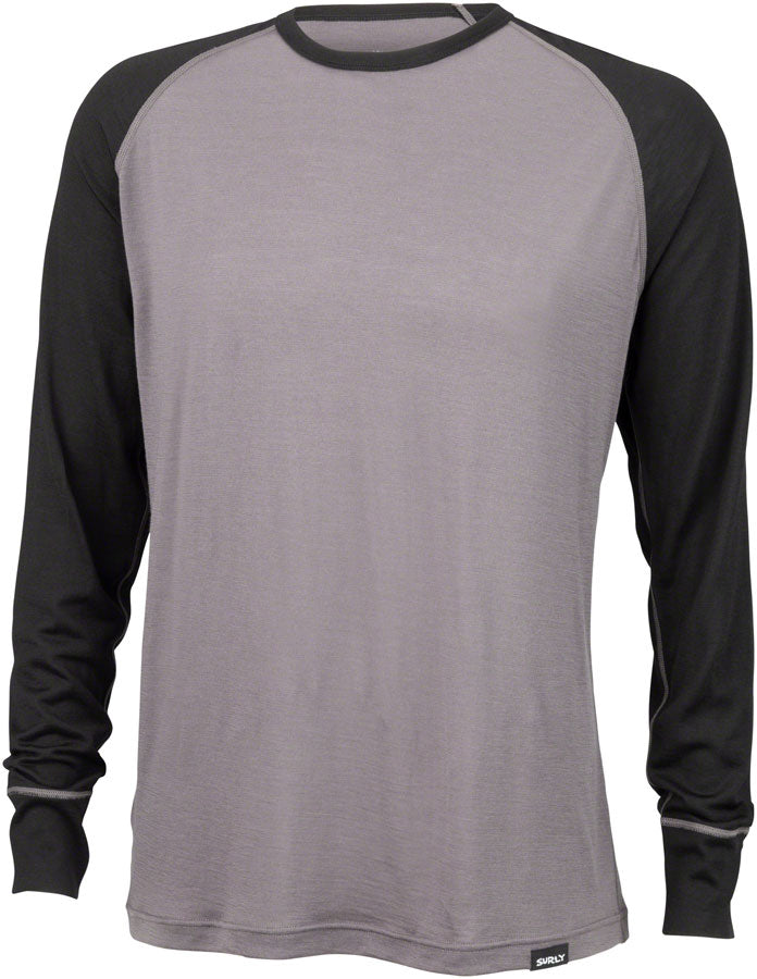 Surly Merino Raglan T-Shirt - Gray/Black MD-Goodwynn'sGoodwynn's