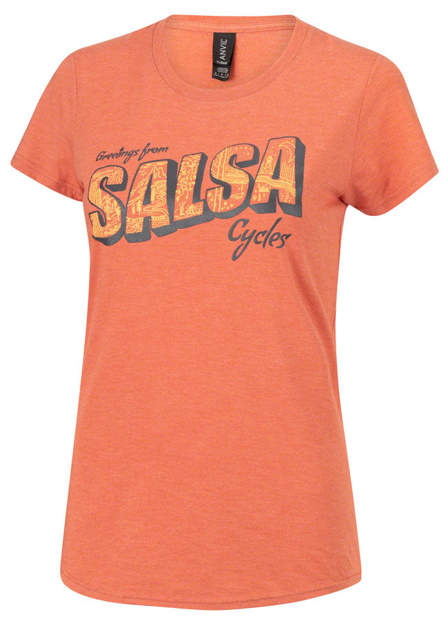 Salsa Wish You Were Here T-Shirt - Womens Orange X-Large-Goodwynn'sGoodwynn's