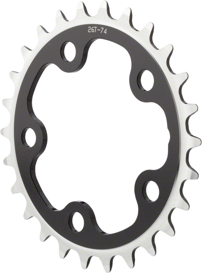 MSW Multi Speed 24t x 74mm Inner Chainring Black-Goodwynn'sGoodwynn's