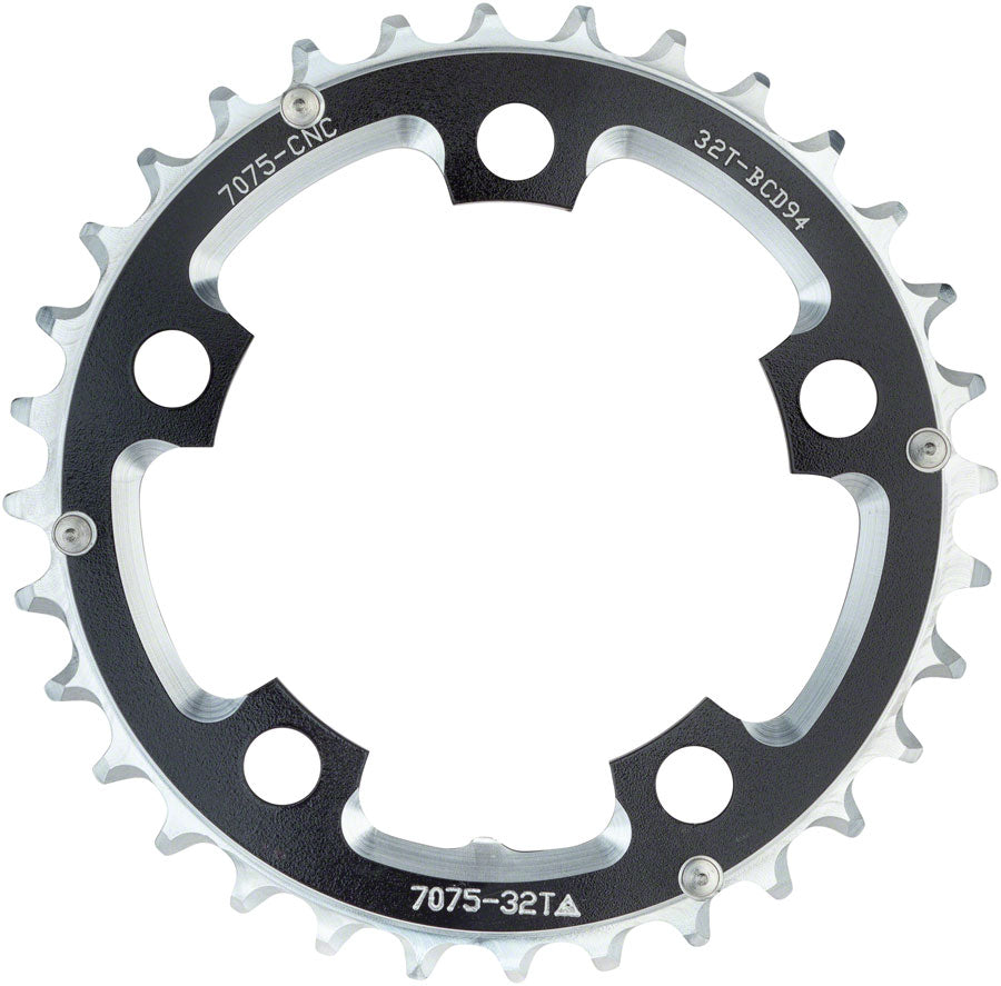 MSW Multi Speed 32t x 94mm Middle Chainring Black-Goodwynn'sGoodwynn's
