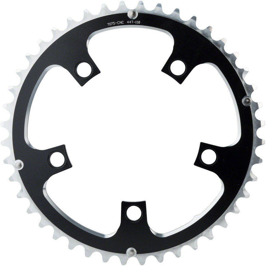 MSW Multi Speed 44t x 110mm Outer Chainring Black-Goodwynn'sGoodwynn's
