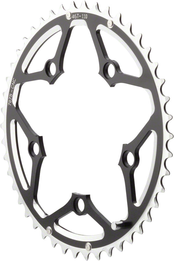 MSW Multi Speed 48t x 110mm Outer Chainring Black-Goodwynn'sGoodwynn's