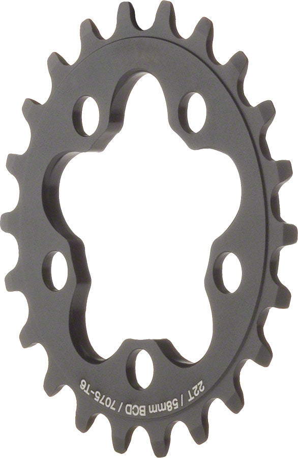 Dimension Chainring - 22T 58mm BCD Inner Black-Goodwynn'sGoodwynn's
