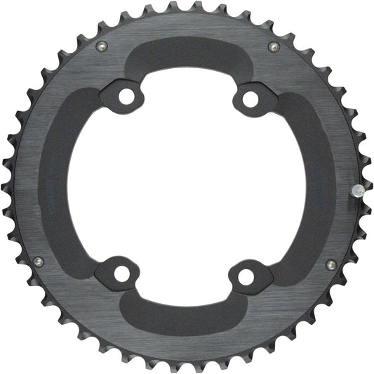 microSHIFT Sword Chainring - 46t 110 Asym BCD Outer ring 2 x 9/10-Speed BLK-Goodwynn's