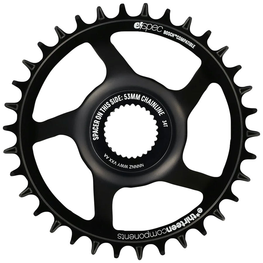 e*thirteen Helix Race e*spec  Chainring 36T Bosch Gen4 Direct Mount 13mm Offset Shimano/SRAM 11/12s Compatible BLK-Goodwynn'sGoodwynn's