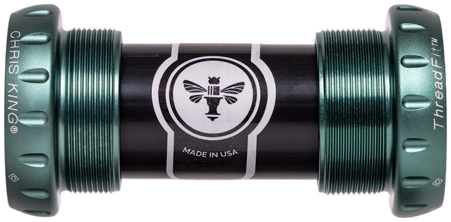 Chris King ThreadFit 24 Bottom Bracket - English Matte Jade-Goodwynn'sGoodwynn's