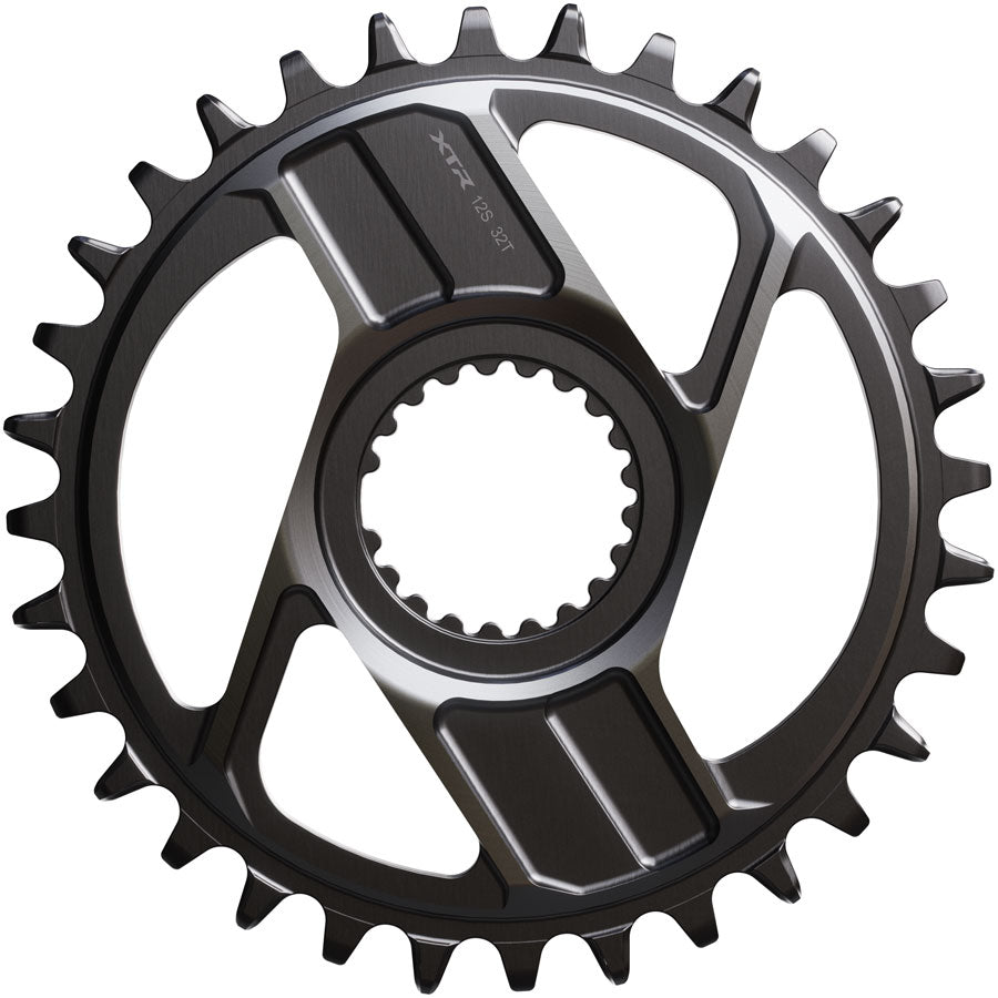 Shimano XTR SM-CRM96 1x Direct Mount Chainring - 32t Shimano Direct Mount For 12-Speed HG+ Chain Fits M9200 M9220 Crank Dark Gray-Goodwynn'sGoodwynn's