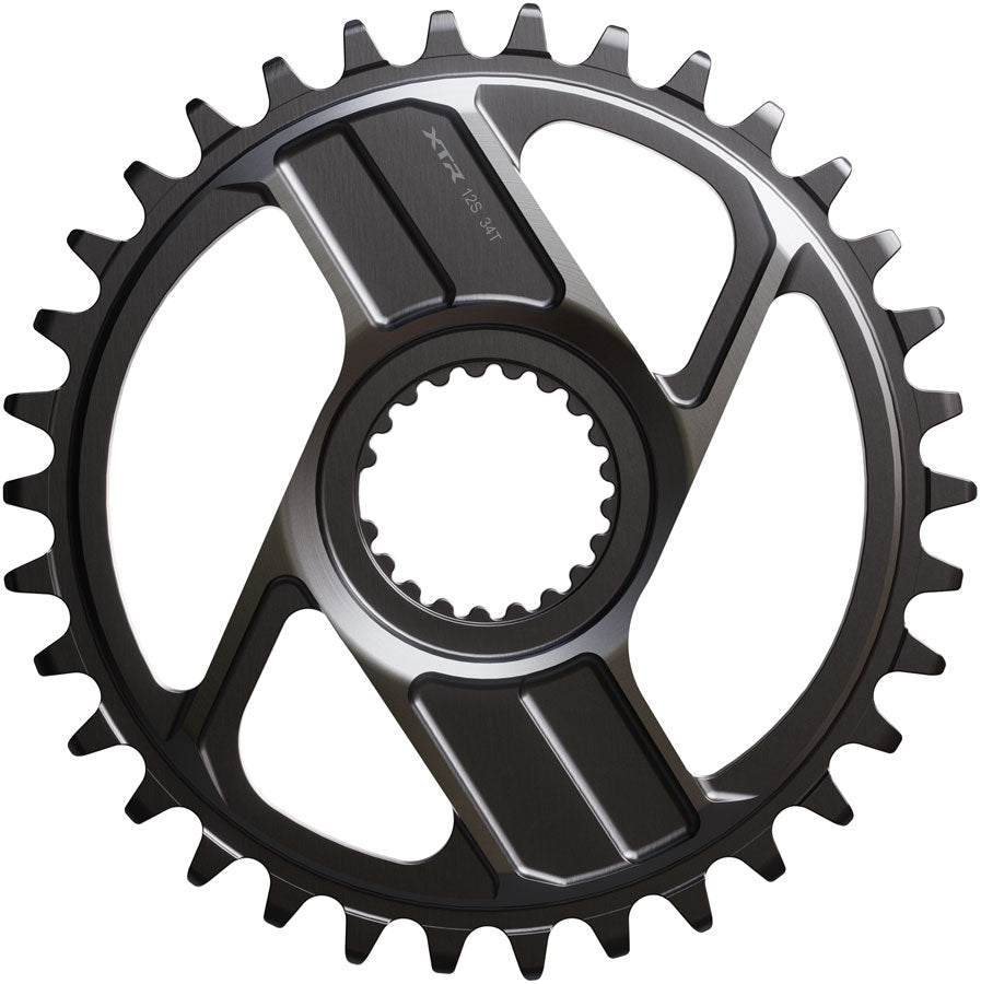 Shimano XTR SM-CRM96 1x Direct Mount Chainring - 34t Shimano Direct Mount For 12-Speed HG+ Chain Fits M9200 M9220 Crank Dark Gray-Goodwynn'sGoodwynn's