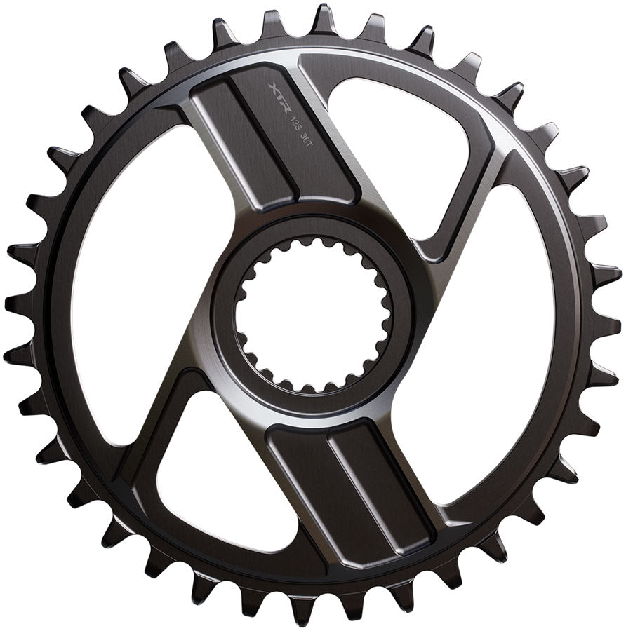 Shimano XTR SM-CRM96 1x Direct Mount Chainring - 36t Shimano Direct Mount For 12-Speed HG+ Chain Fits M9200 M9220 Crank Dark Gray-Goodwynn'sGoodwynn's