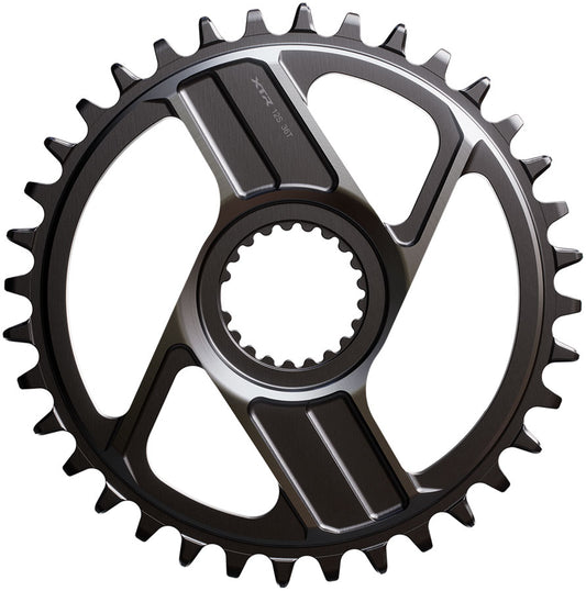 Shimano XTR SM-CRM96 1x Direct Mount Chainring - 36t Shimano Direct Mount For 12-Speed HG+ Chain Fits M9200 M9220 Crank Dark Gray-Goodwynn's